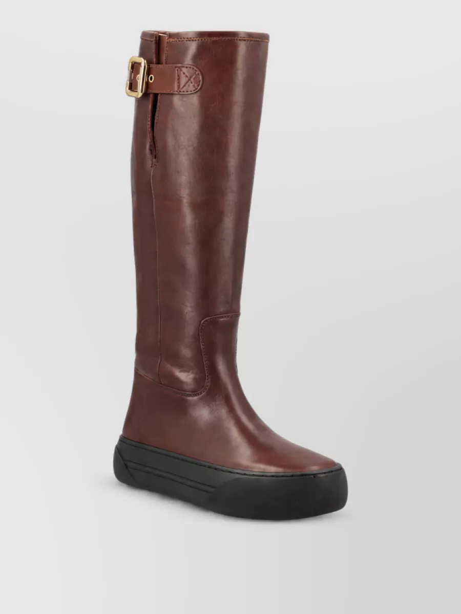 Chloé leather ankle boots