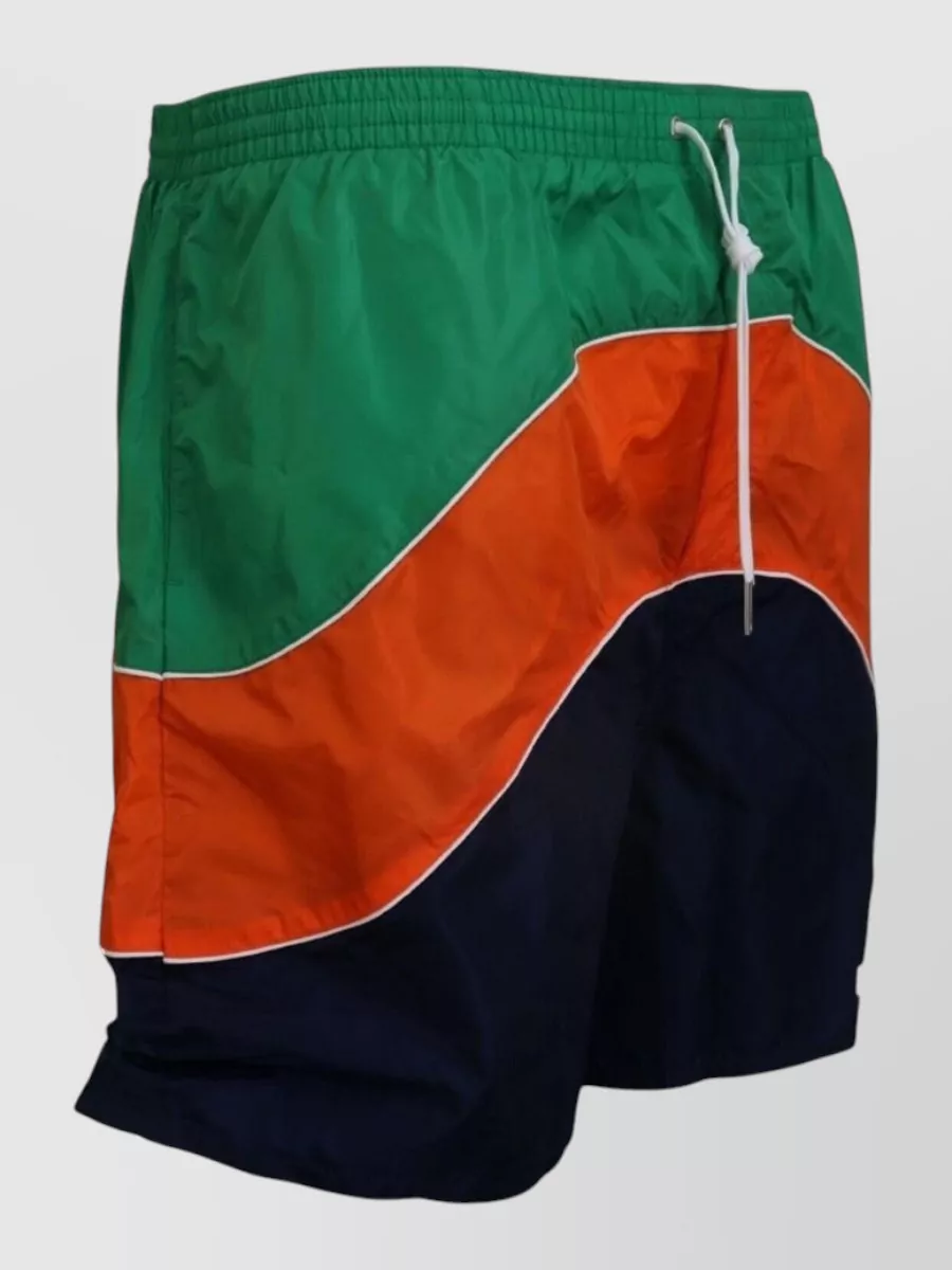 Dsquared2 Logo-Print Knee-Length Swim Shorts