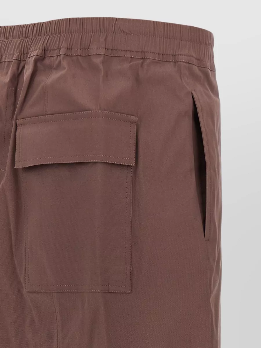 Rick Owens Cotton Rick S Pods Low-Rise Knee-Length Bermuda Shorts