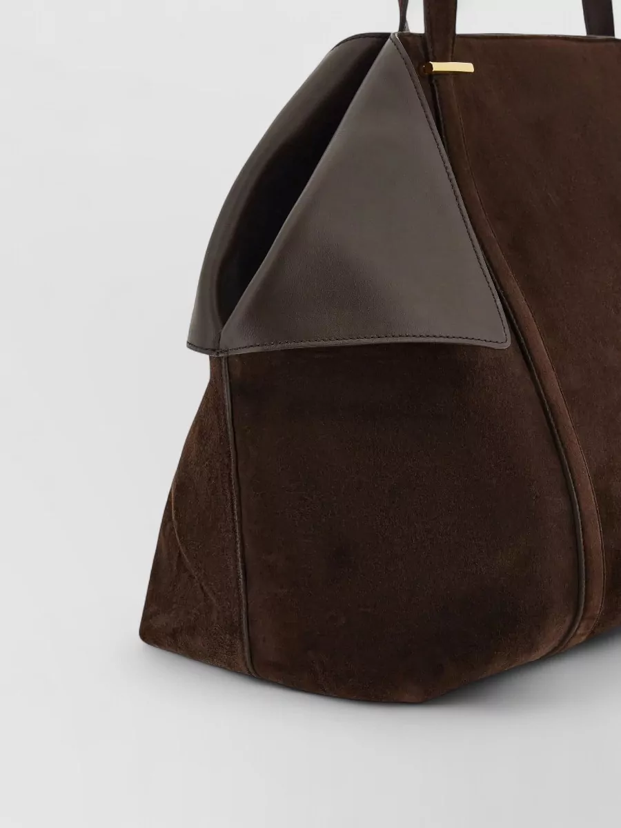 Ferragamo Large Tote Bag Contrast Panels