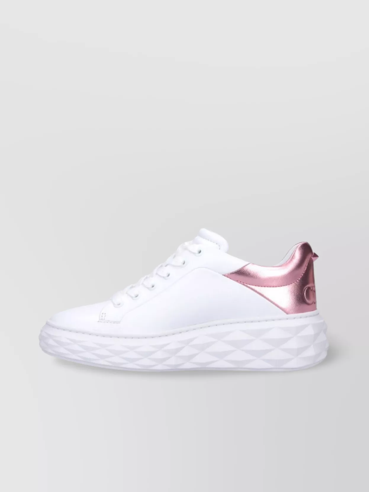 Jimmy Choo Sneakers Low Top Metallic Heel Detail