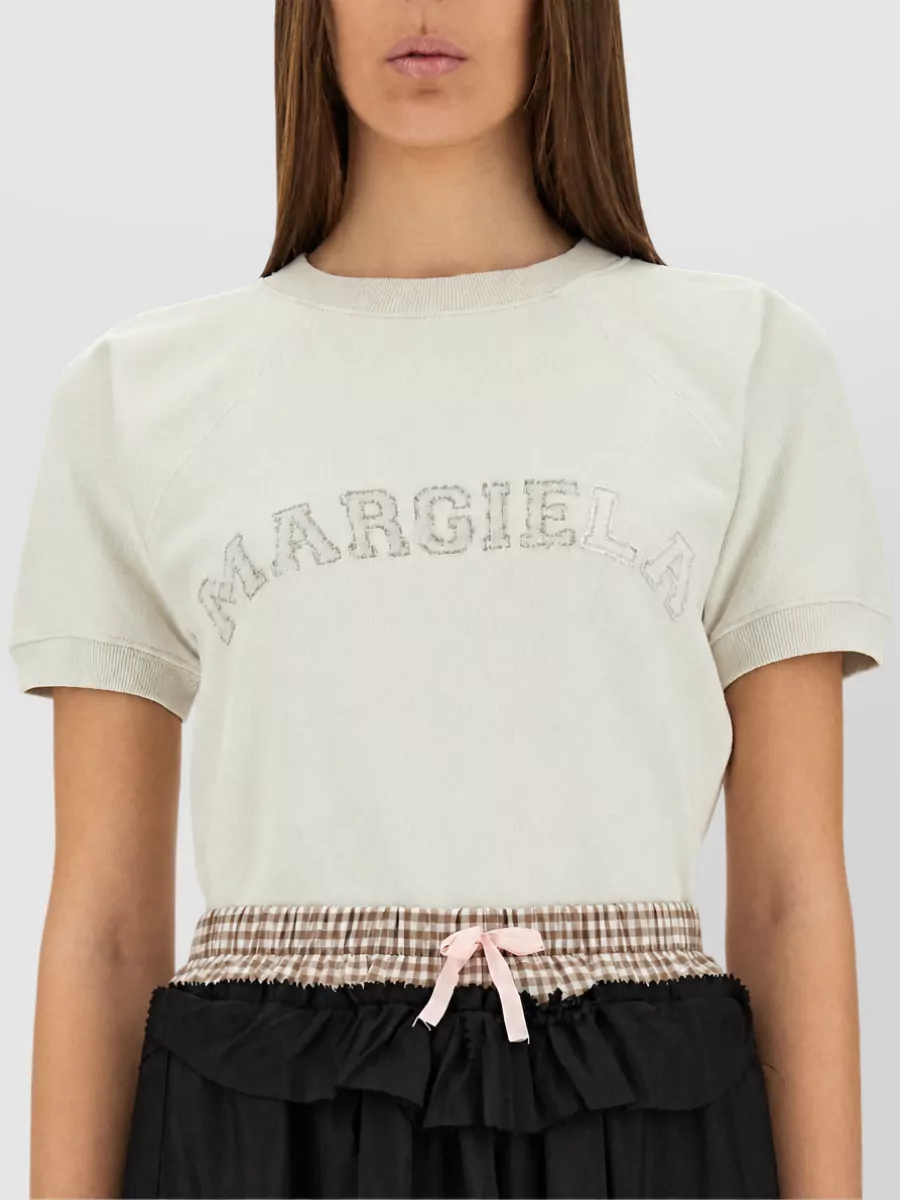 Maison Margiela Short-Sleeve Sweatshirt