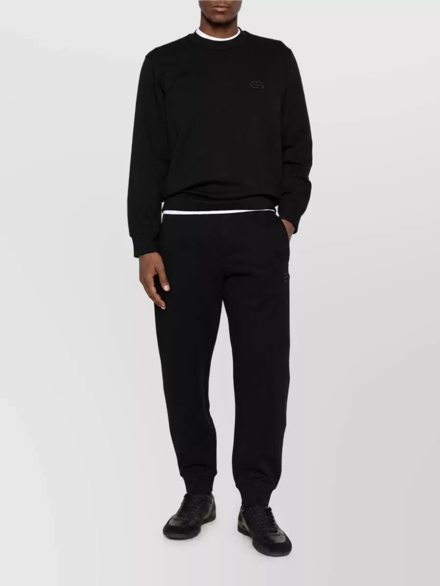 Emporio Armani Cotton Logo Sweatpants