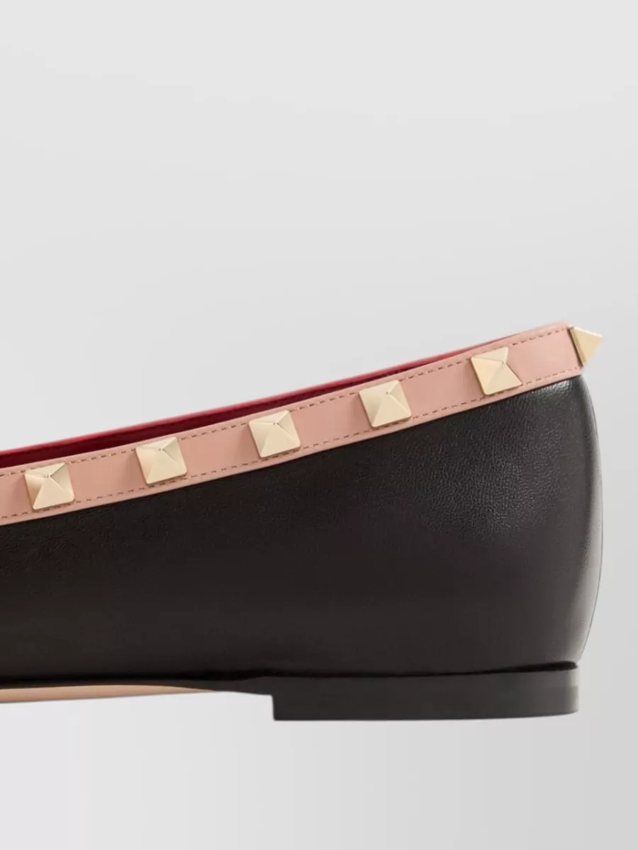 Valentino Garavani Leather Ballerina Flats
