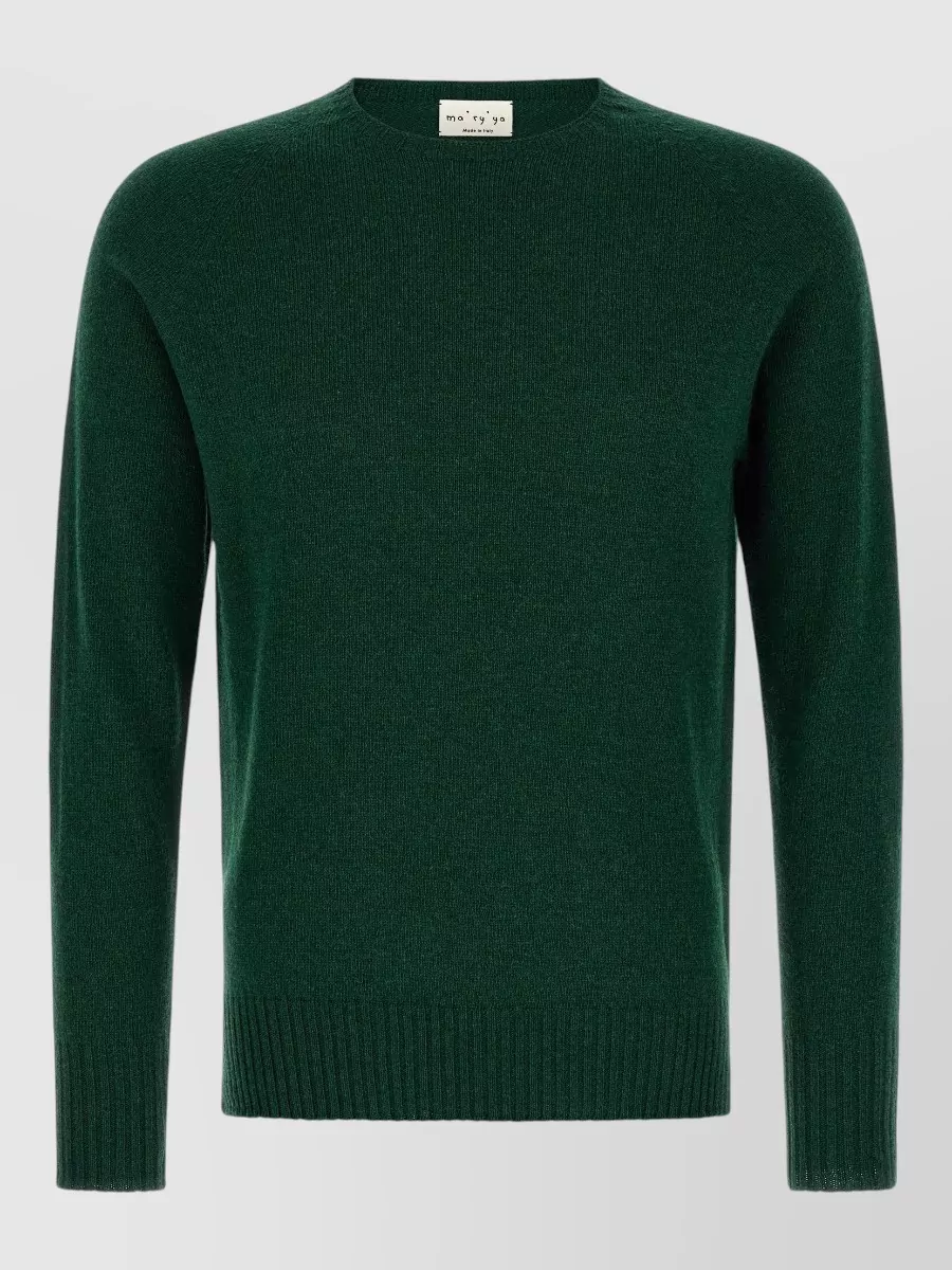 Ma'ry'ya cashmere wool crew-neck jumper