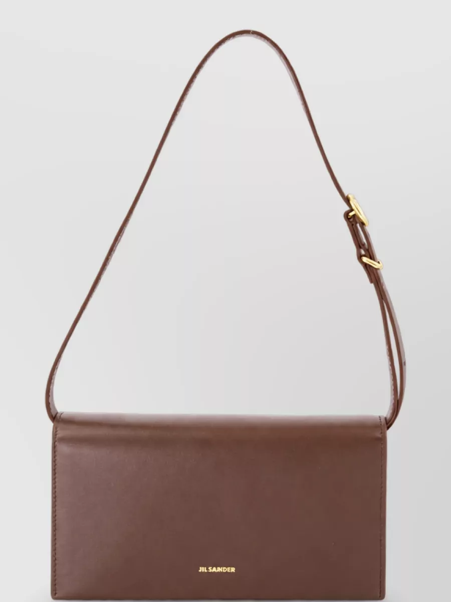 Jil Sander leather shoulder bag