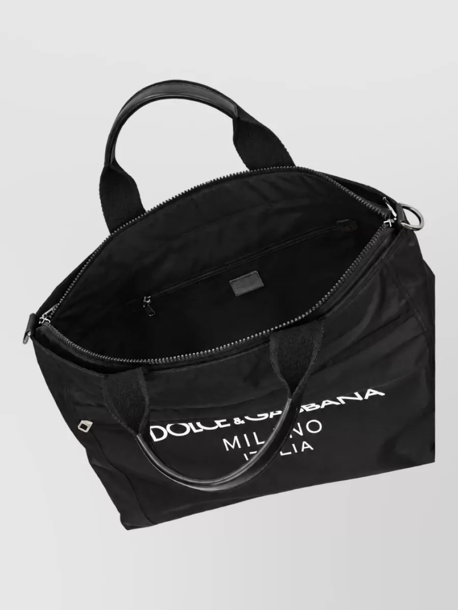 Dolce&Gabbana Logo Nylon Travel Bag