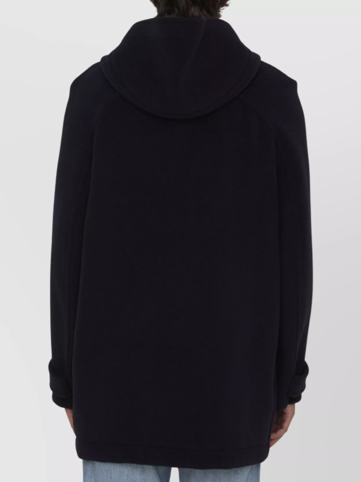 Bottega Veneta Wool Duffle Coat Leather Buttons