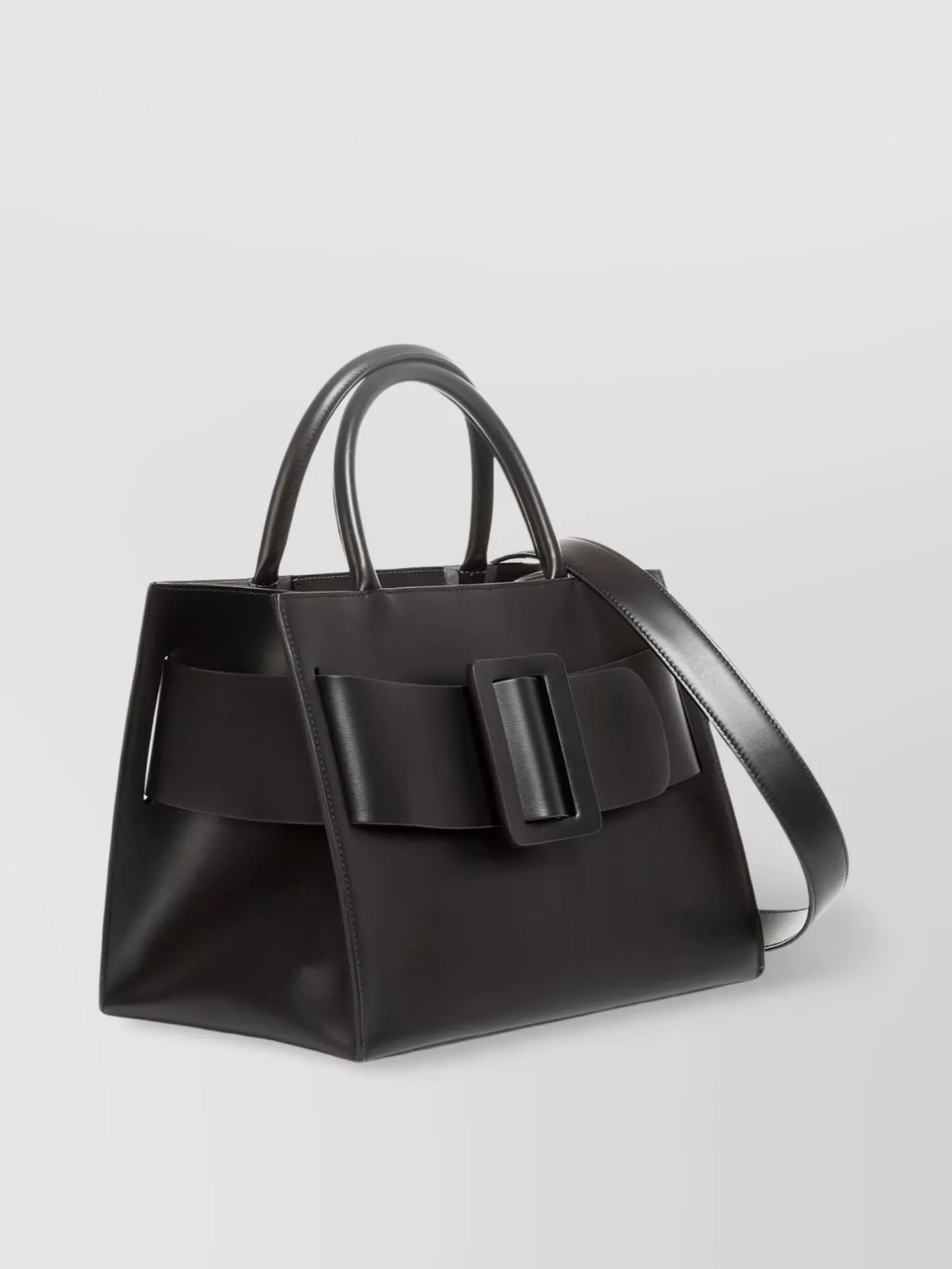 John Smedley Structured Hand Bag Large Buckle