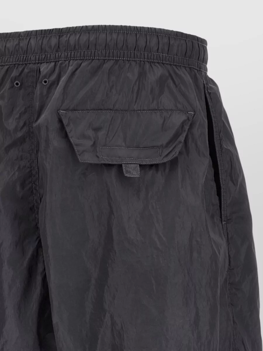 Stone Island Logo-Print Swim Shorts