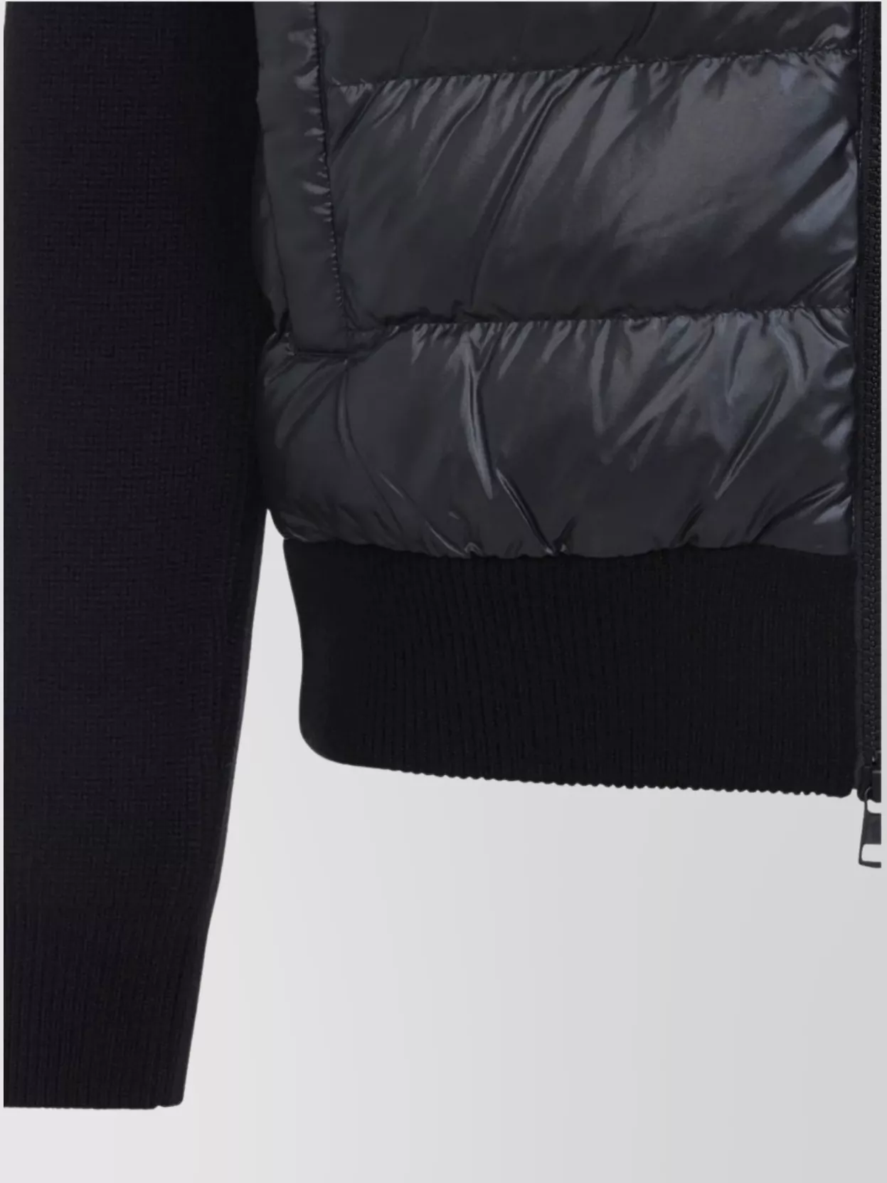 Moncler Hooded Cardigan Quilted Front