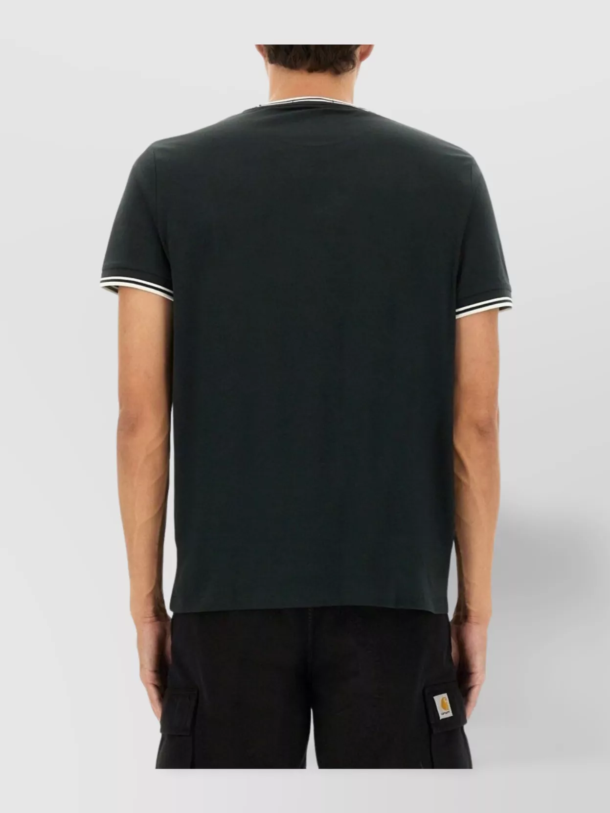 Fred Perry Crew Neck Short Sleeve T-Shirt With Contrast Trim