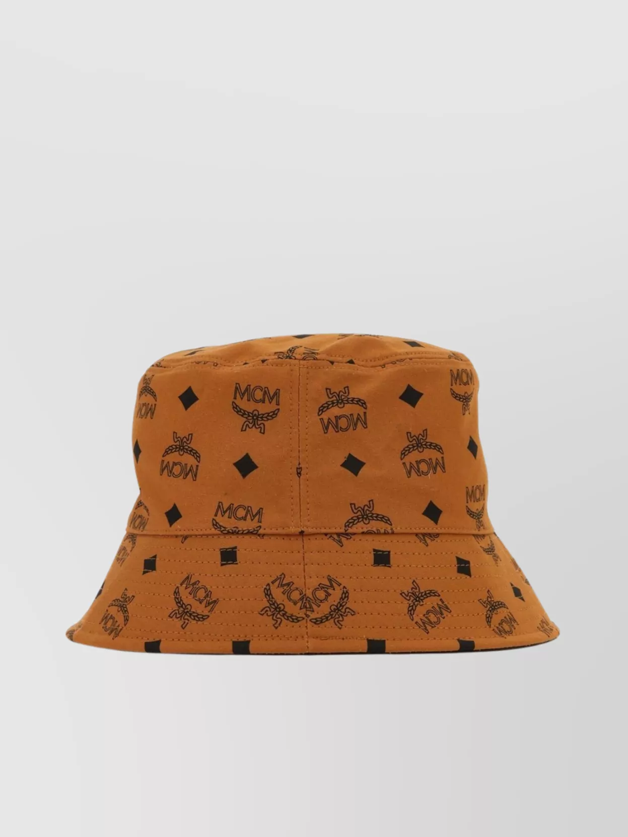 Mcm Wide Brim Bucket Hat Style In Brown