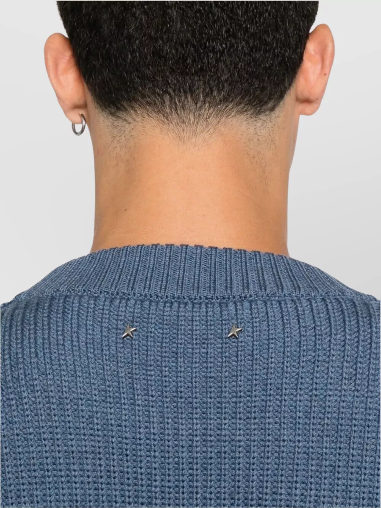 Golden Goose Chevron Wool Sweater Crew Neck Long Sleeves