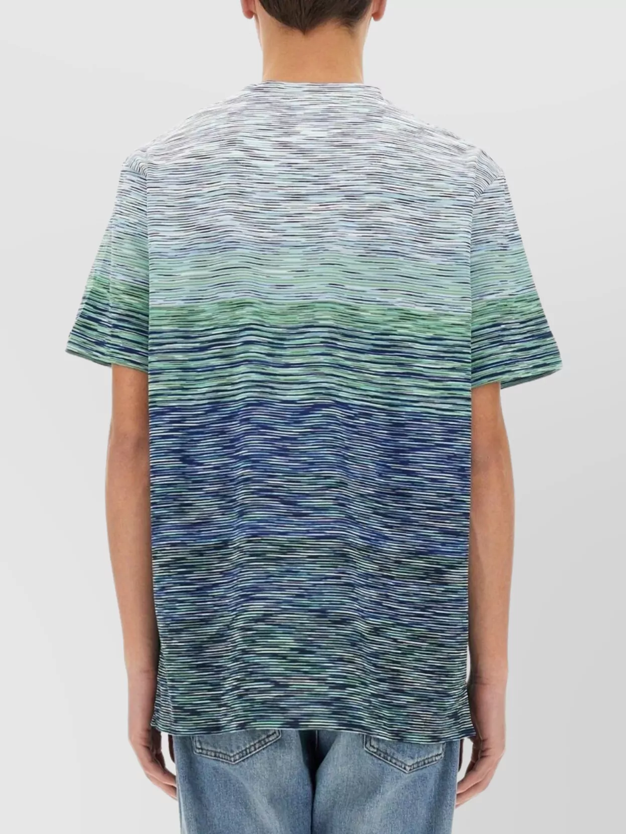 Missoni Gradient Cotton T-Shirt Flammé
