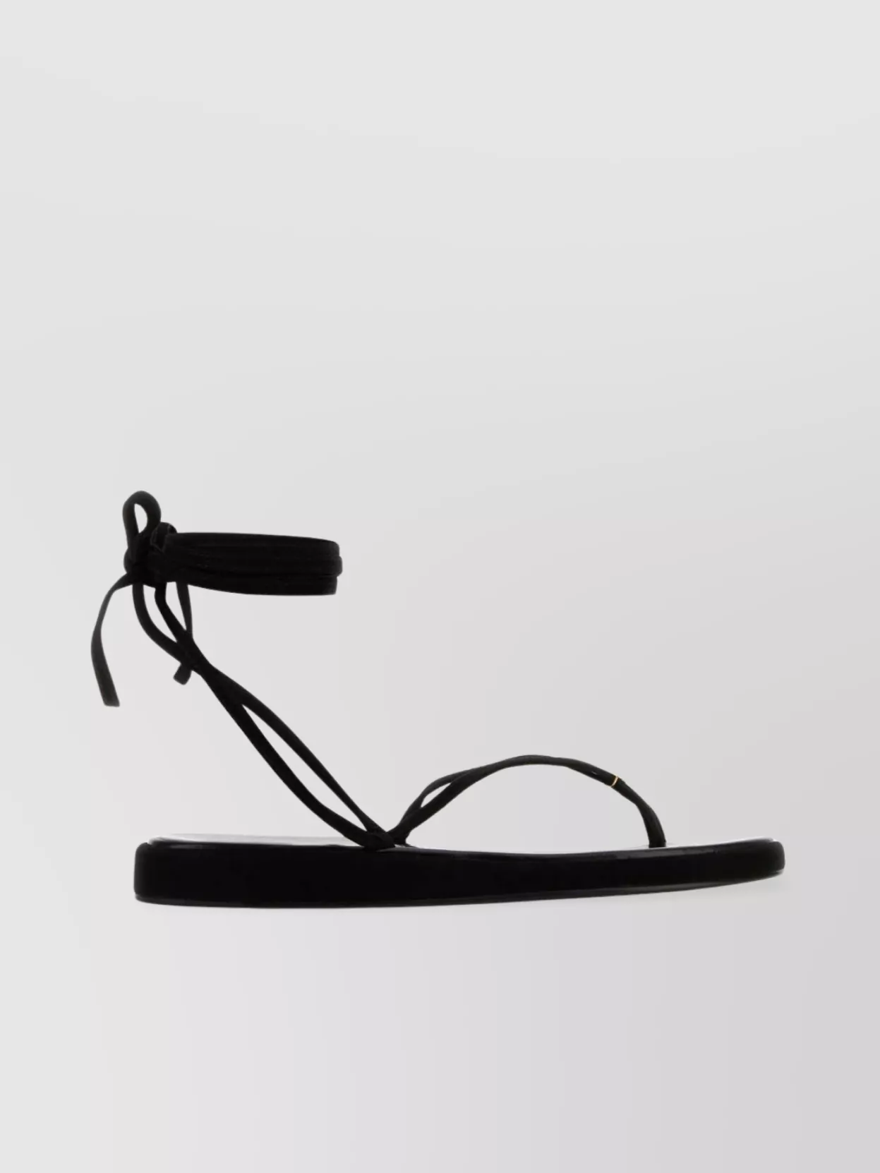 Tory Burch Suede Capri Sandals Flat Sole Strappy Design