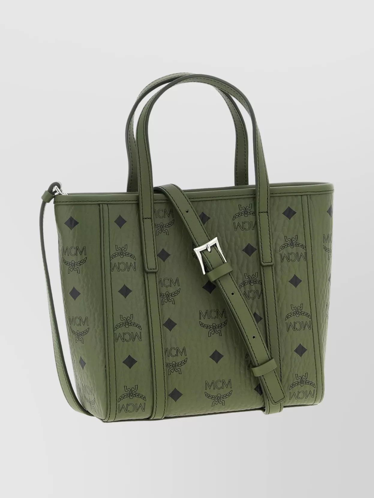 Mcm Mini Tote Bag With Top Handles And Strap