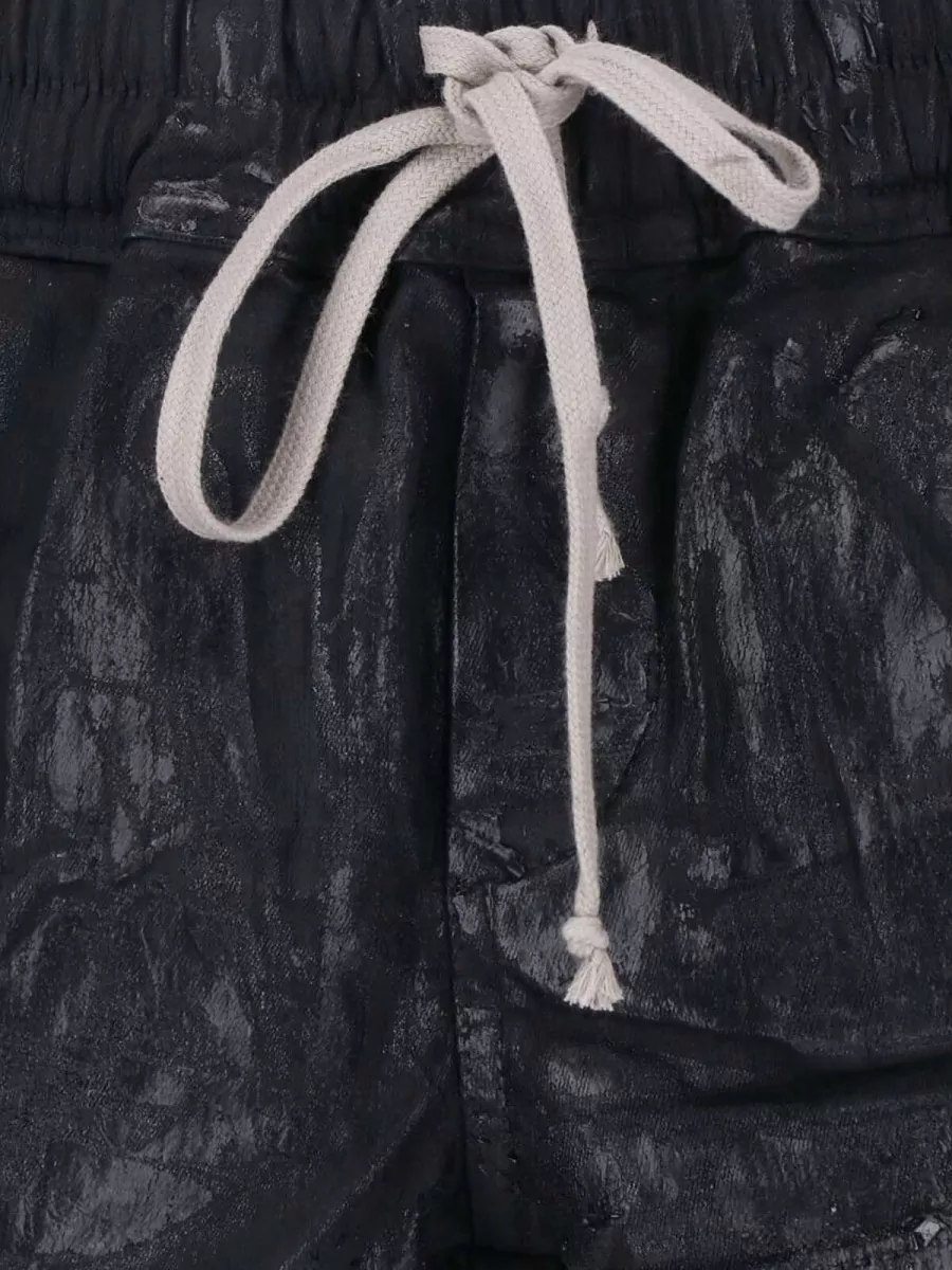 Rick Owens Drkshdw Straight Cotton Short Shorts