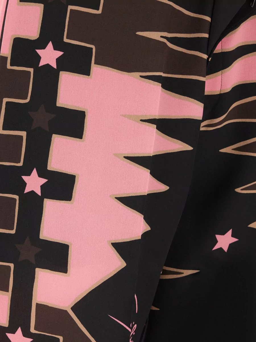 Pucci Silk Printed Wide-Leg Trousers