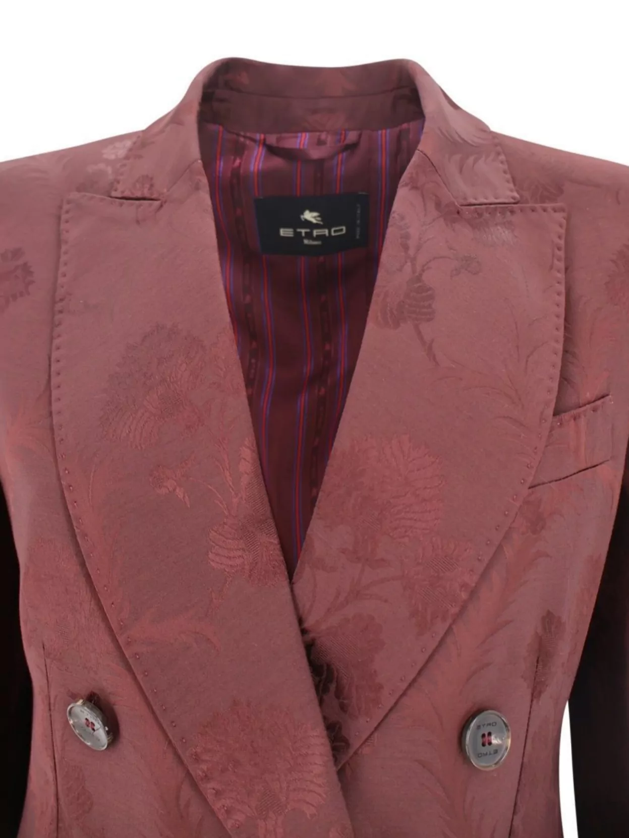 Etro Floral Jacquard Double-Breasted Jacket