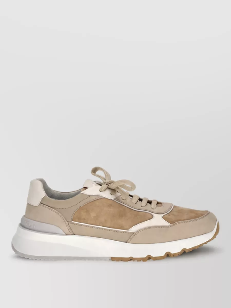 Brunello Cucinelli Calf Leather Low-Top Sneakers