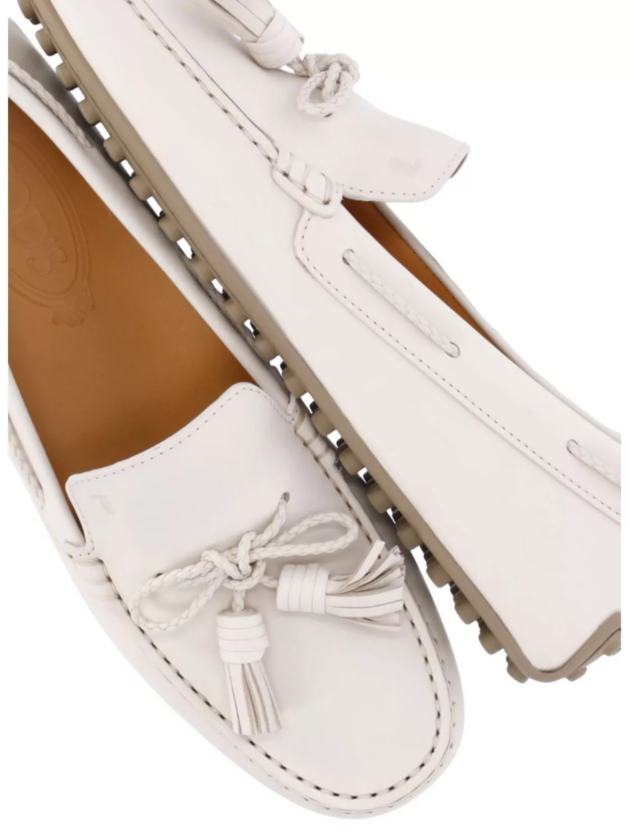 Tod's Loafers Featuring Front Bow And Tassel Detail