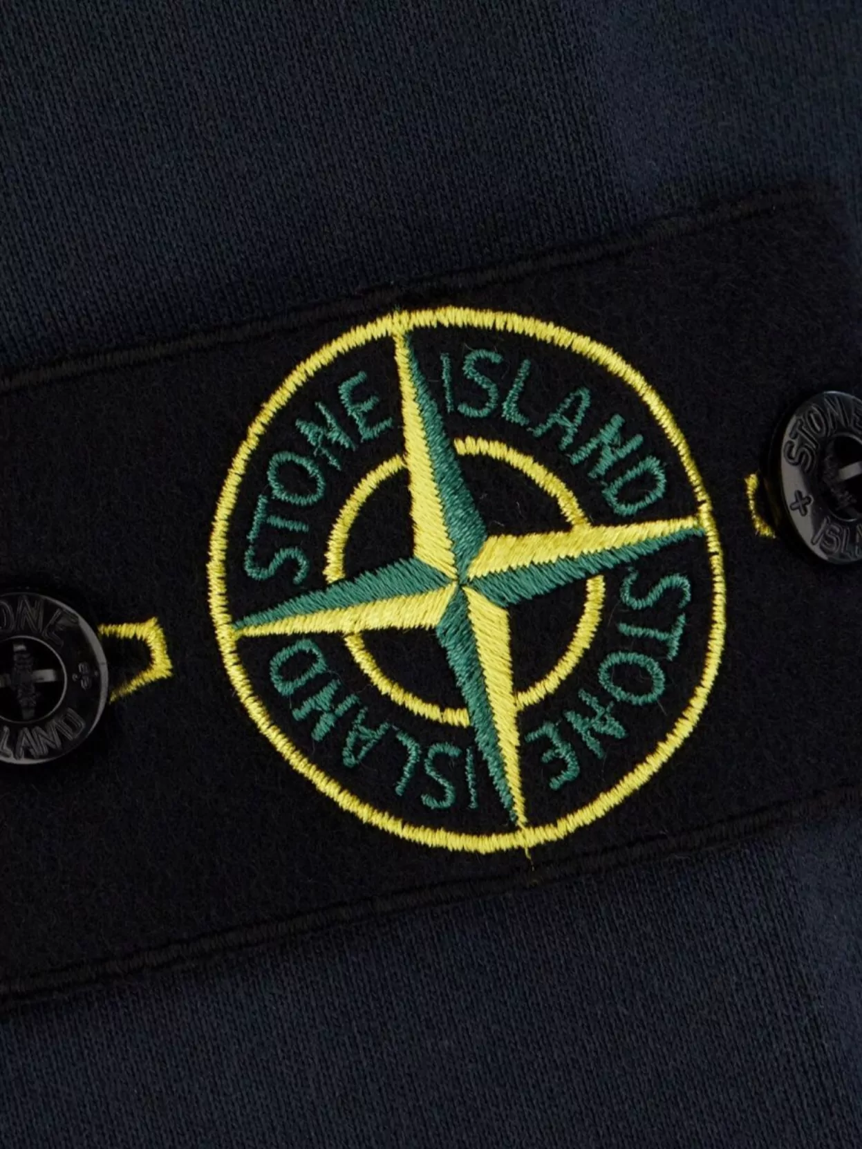 Stone Island Crew Neck Cotton Sweatshirt