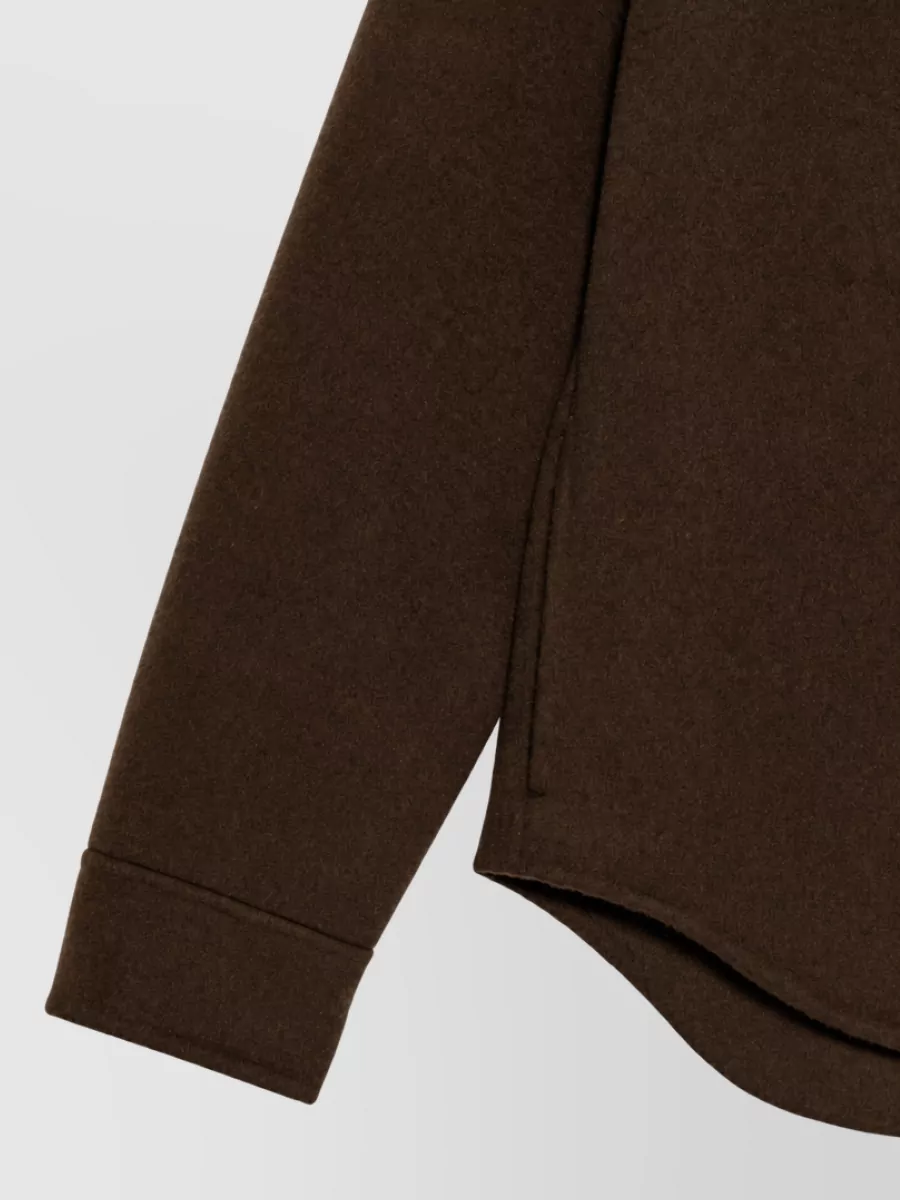 Aspesi Wool Fitted Jacket