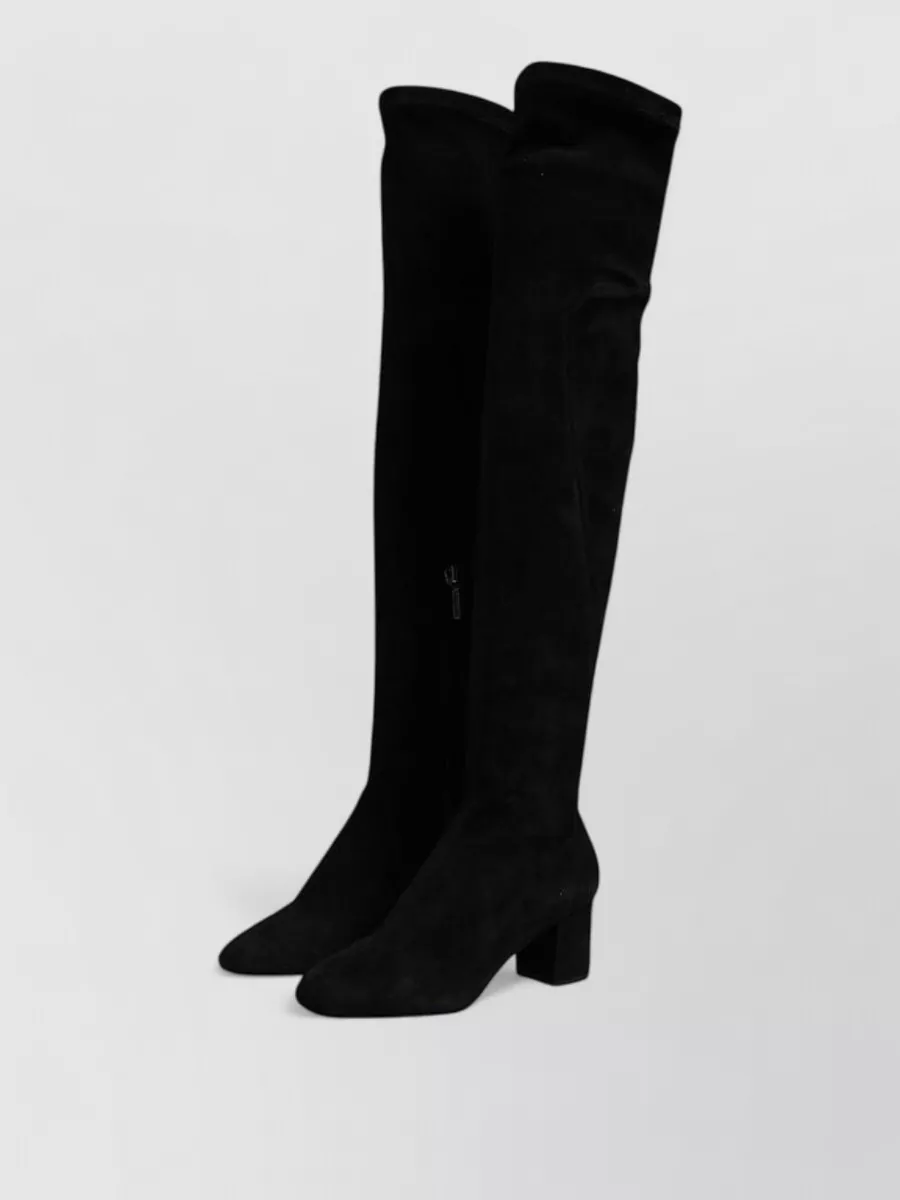 Dolce&Gabbana Suede Leather Knee-High Boots