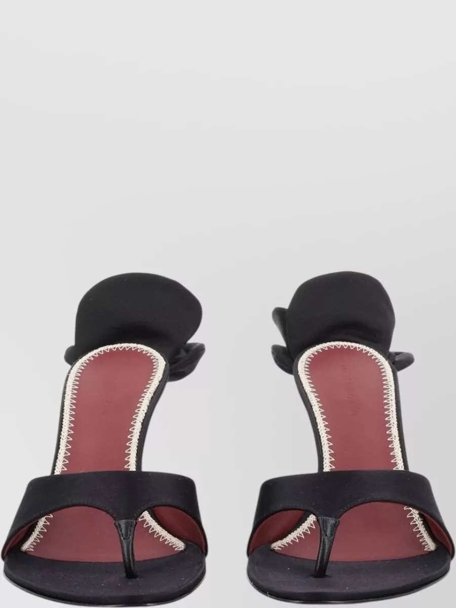 Magda Butrym silk satin thong heel sandals