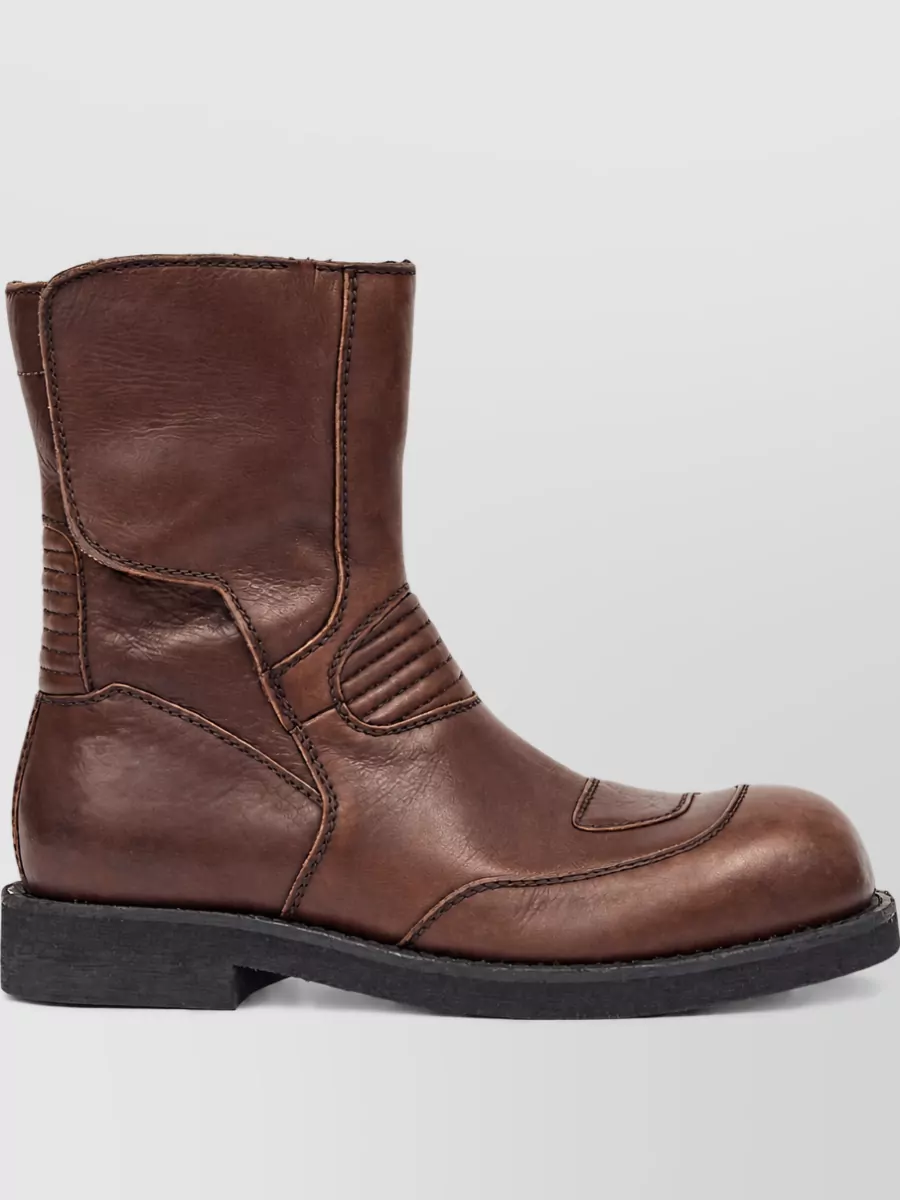Mm6 Maison Margiela Leather Ankle Boots