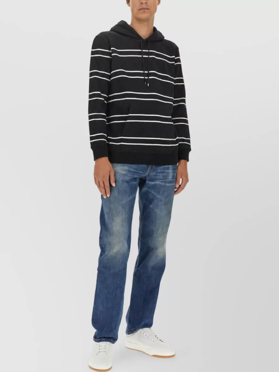 Saint Laurent Striped Hoodie
