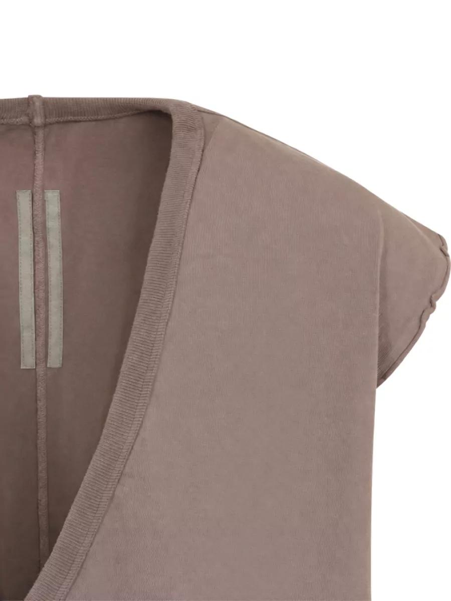 Rick Owens Drkshdw Ribbed V-Neck T-Shirt