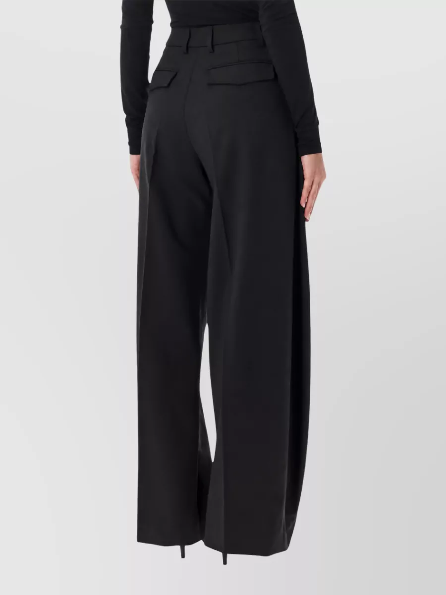 Thelatest High-Rise Pleated Balloon-Leg Suit Trousers