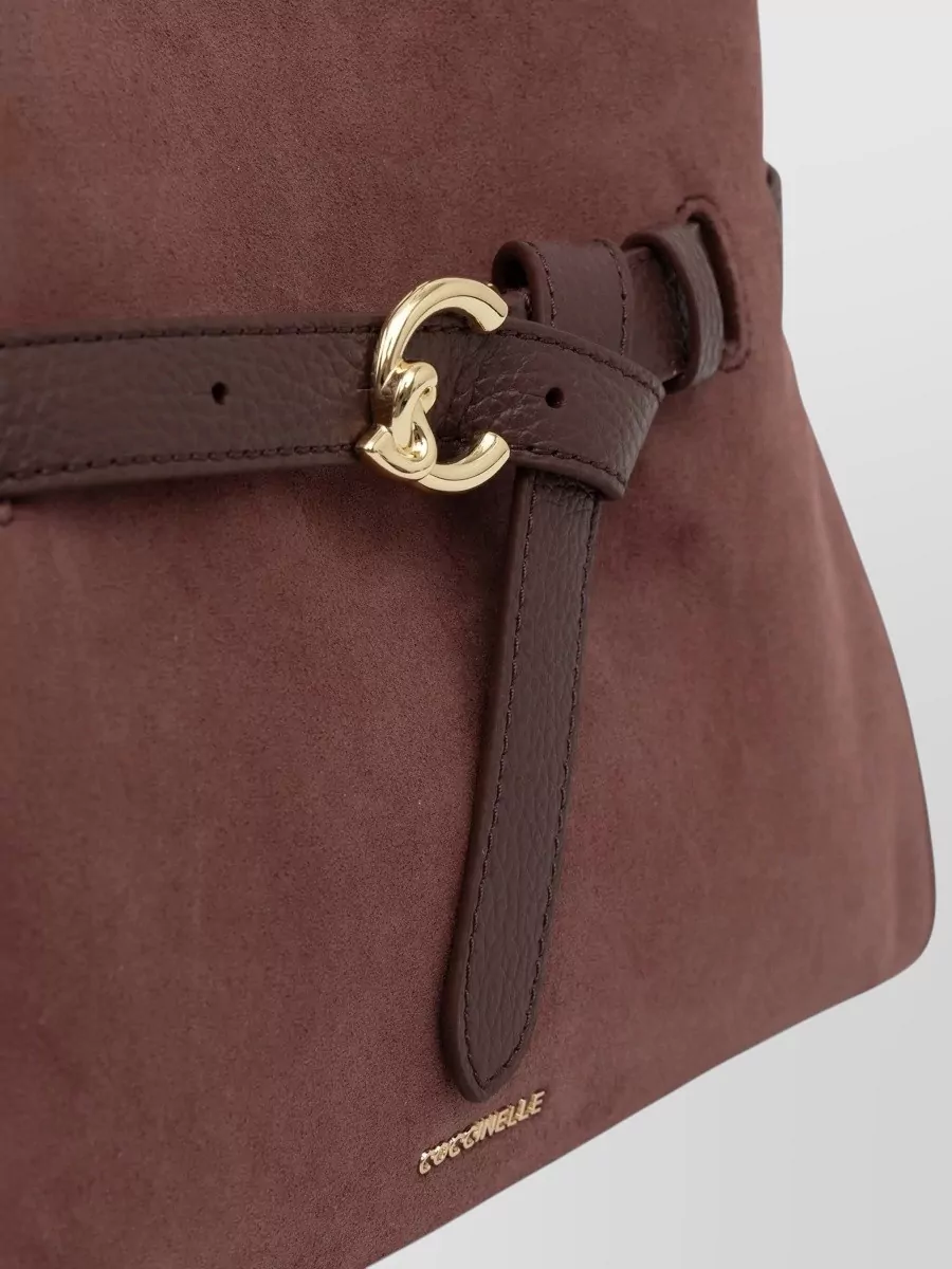 Coccinelle Suede Shoulder Bag