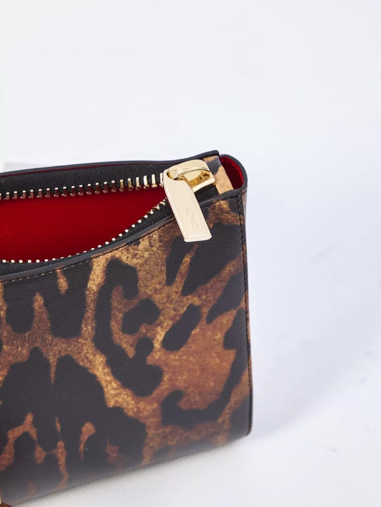 Christian Louboutin Mini Pouch With Animal Print Design