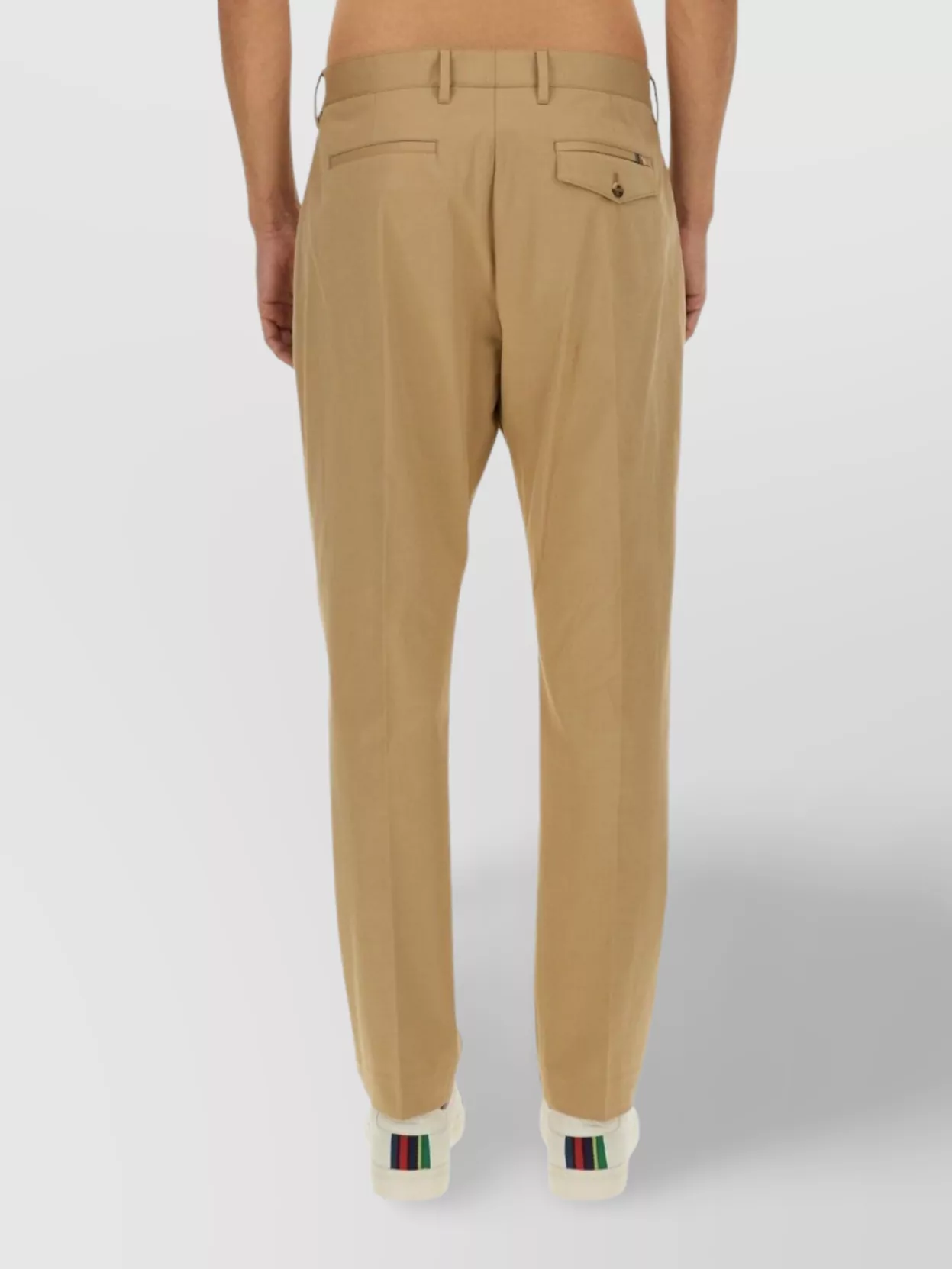PAUL SMITH STRAIGHT LEG TROUSERS WITH BELT LOOPS