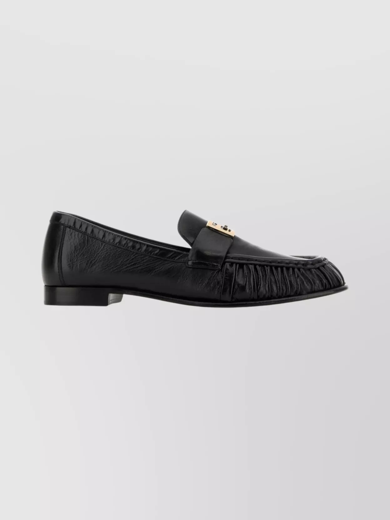 Fendi Nappa Leather Baguette Loafers Fringe Detail In Multi