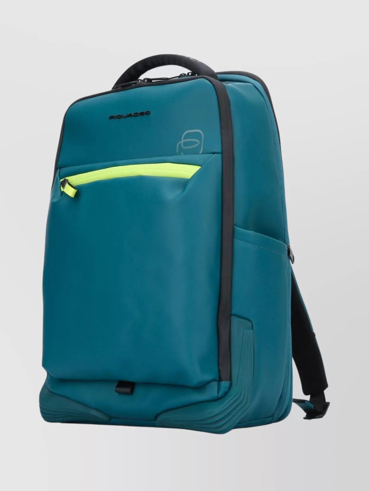 Piquadro Versatile Backpack Featuring Multiple Pockets In Blue