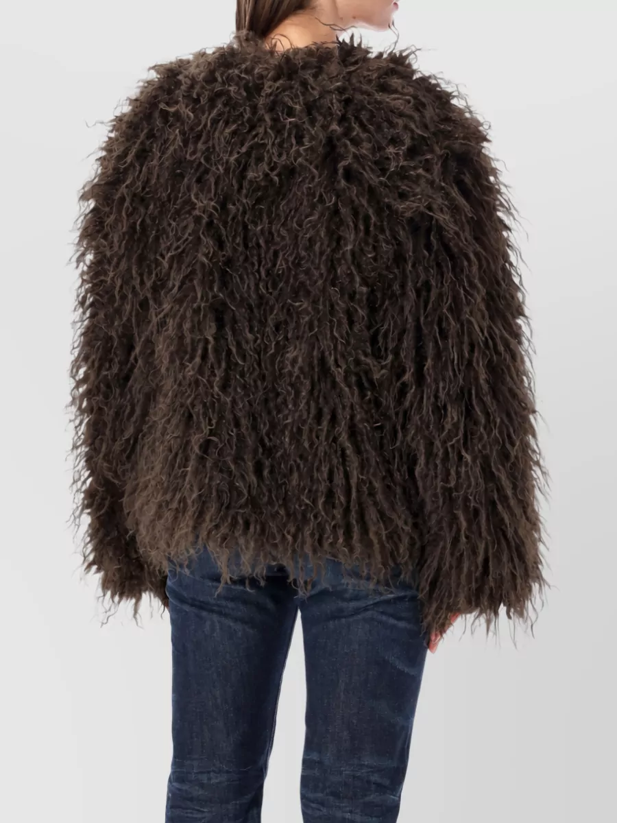 Goldbergh Faux Fur Oversized Reversible Coat