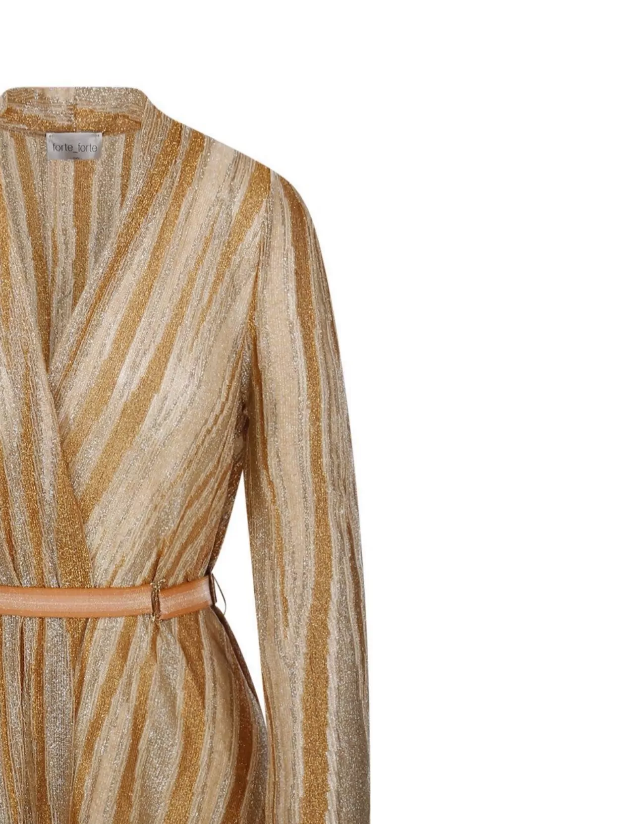 Forte Forte Cross Belted Maxi Dress