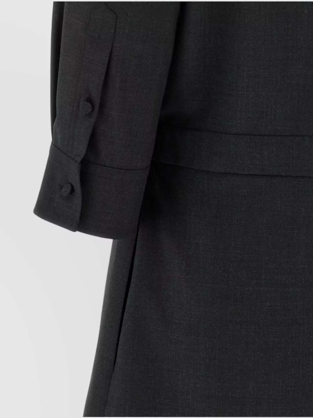 Gucci Dress With 3/4 Sleeves And Belted Waist