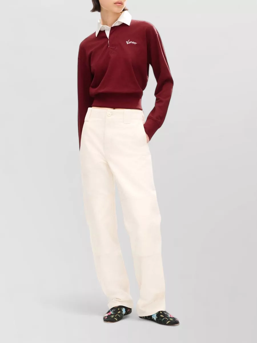 Kenzo Cotton Short-Sleeve Polo Shirt