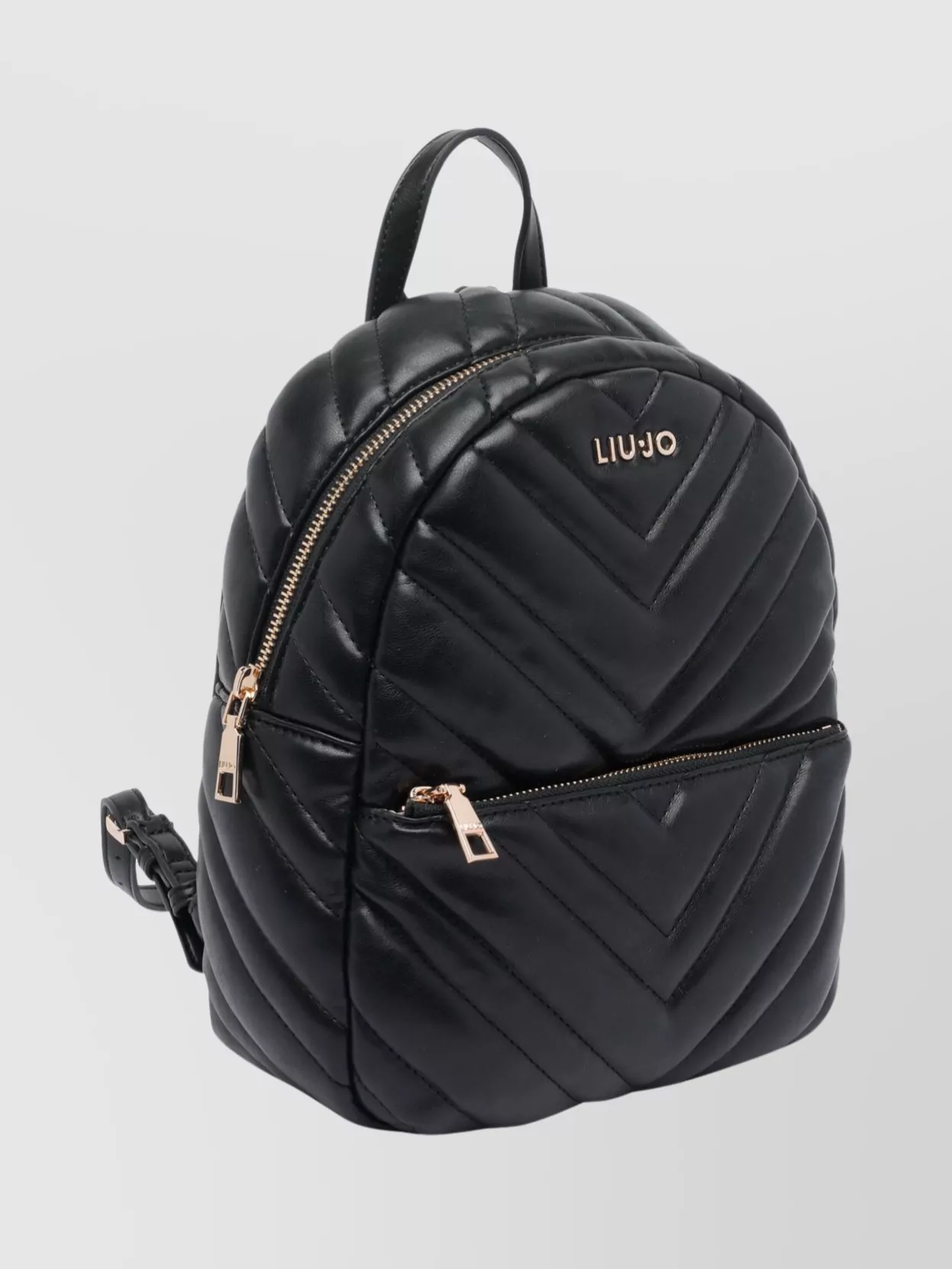 Liu Jo Stylish Quilted Backpack Multiple Pockets