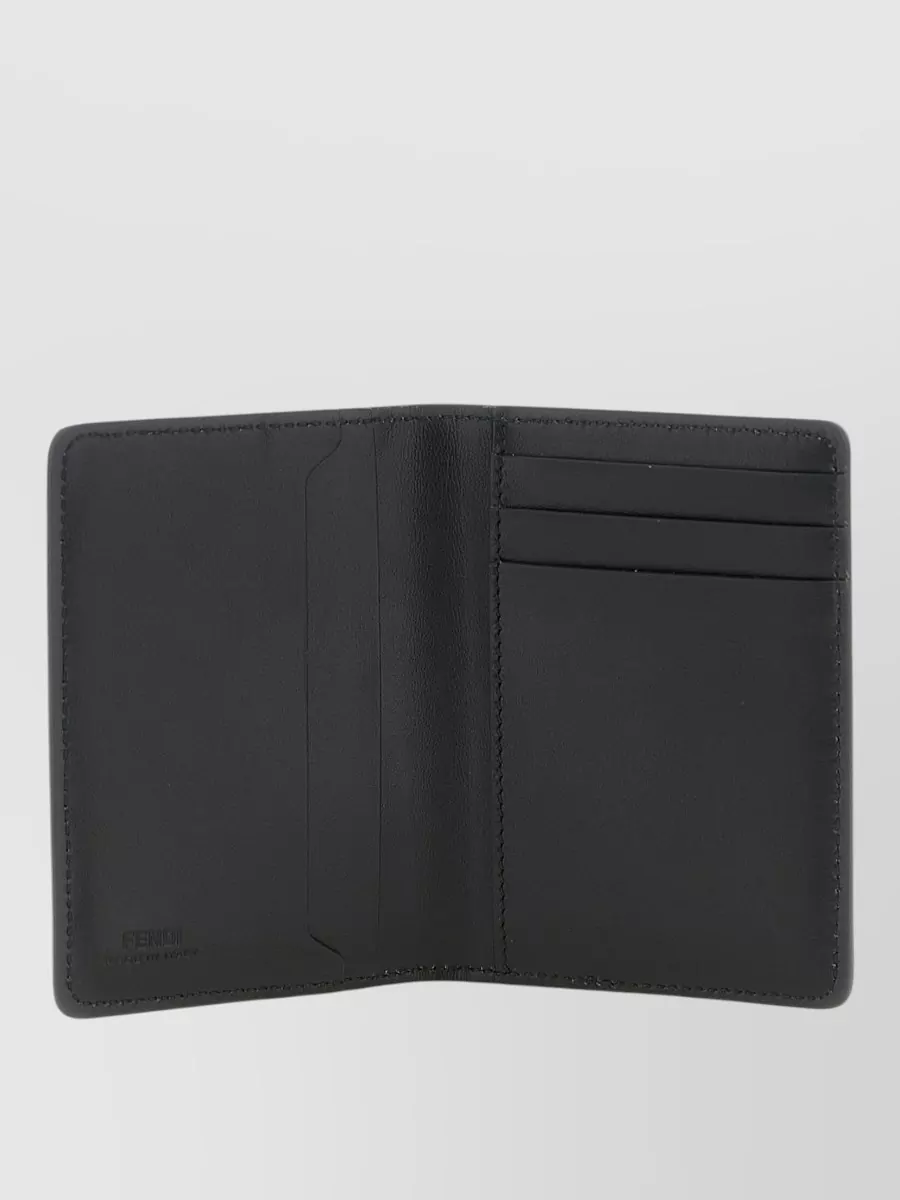 Fendi Squared Ff Signature Card Holder Bifold
