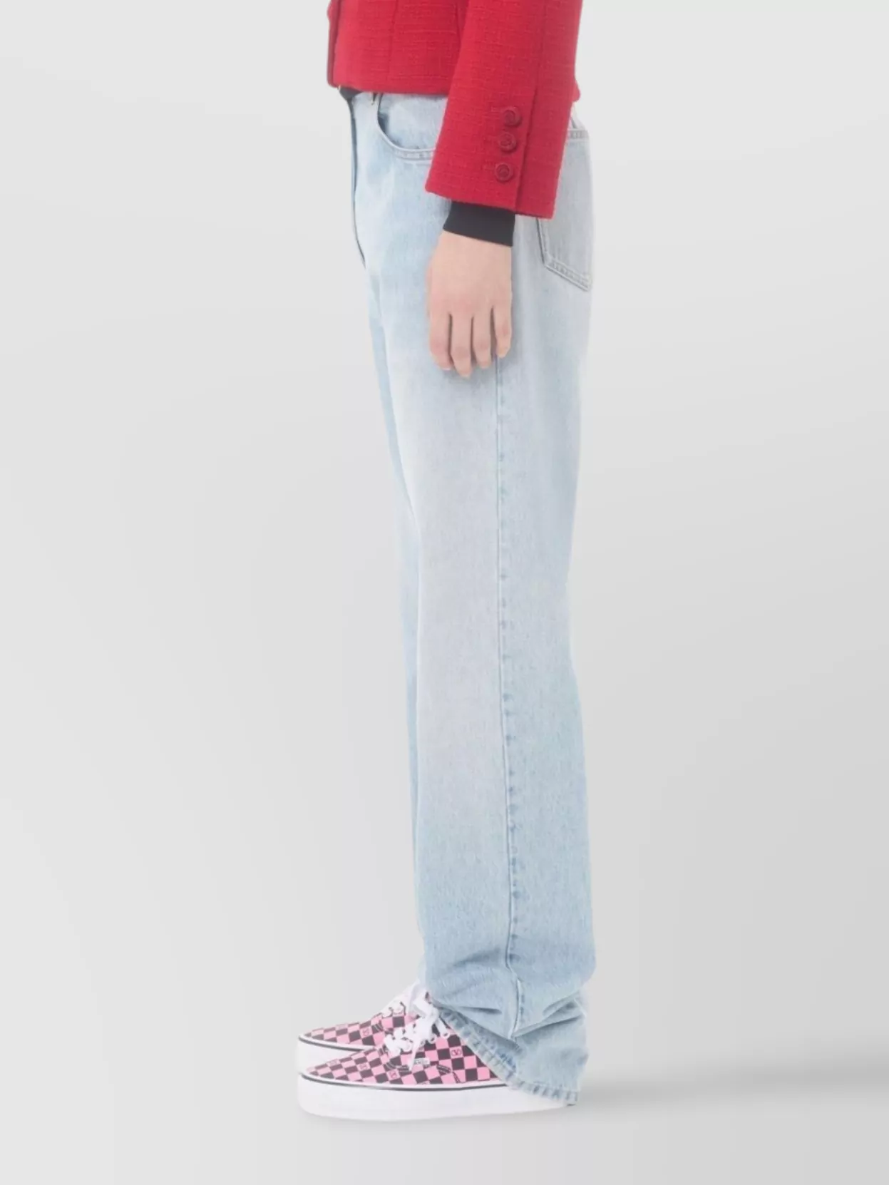 Valentino Garavani Straight Leg Trousers Featuring Five-Pocket Design