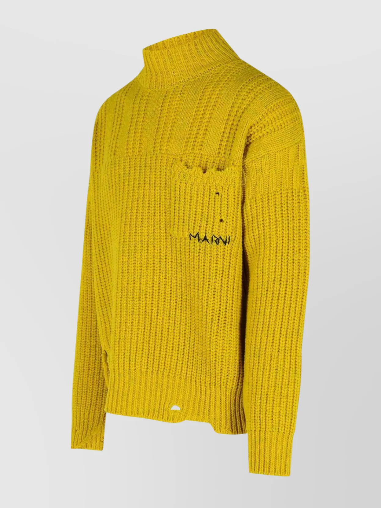 Marni Wool Turtleneck Sweater Pocket