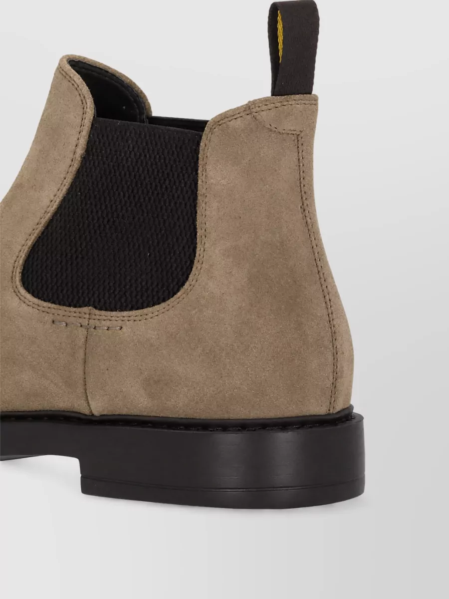 Doucal's Suede Leather Chelsea Ankle Boots