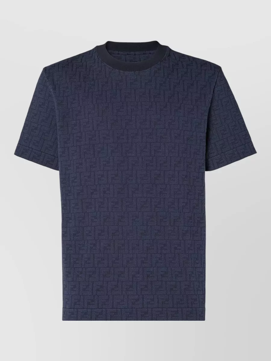 Fendi cotton piqué logo-print short-sleeve t-shirt