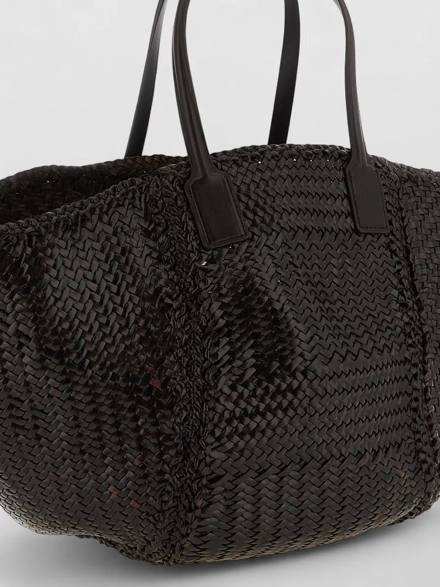 Dragon Diffusion Vintage Mesh Tote Maxi Leather Beach Bag